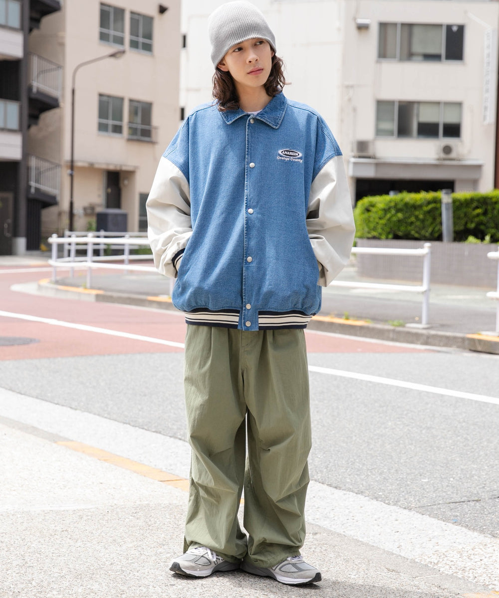 デニム淡色 モデル：174cm L着用