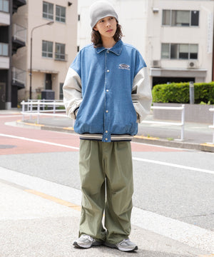 デニム淡色 モデル：174cm L着用