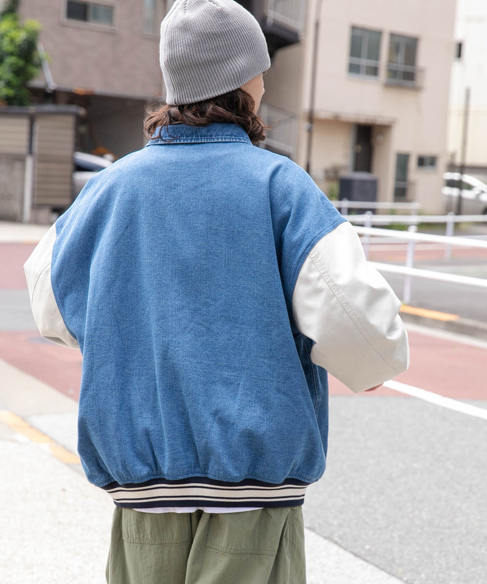 デニム淡色 モデル：174cm L着用