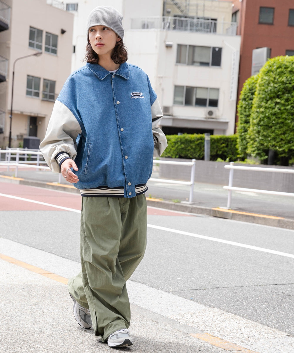 デニム淡色 モデル：174cm L着用