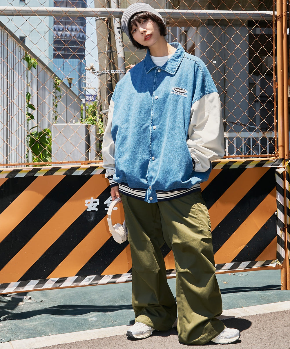 デニム淡色 モデル：160cm L着用