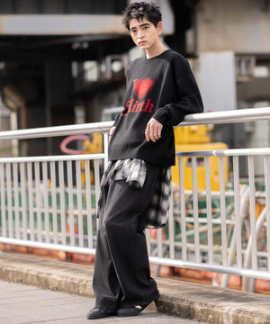 柄19 モデル：180㎝　L着用