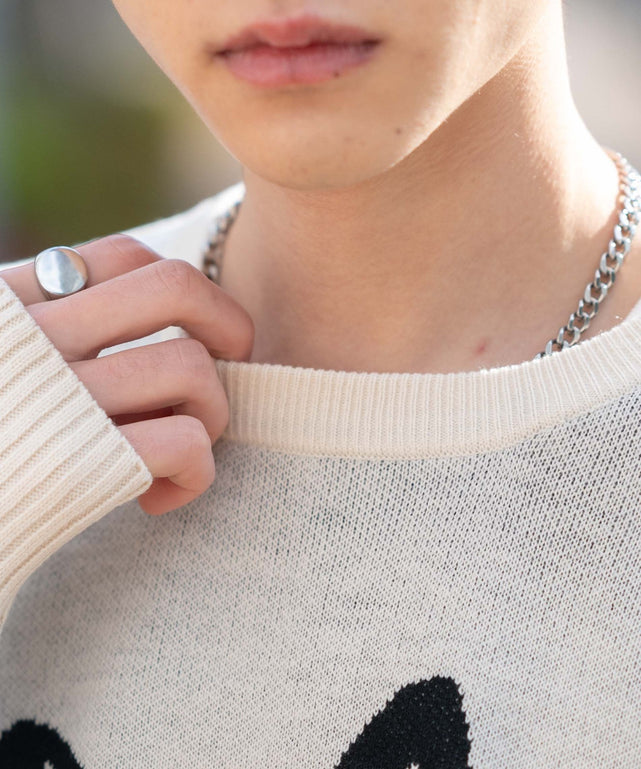 ジャガードグラフィックプルオーバー（LS）