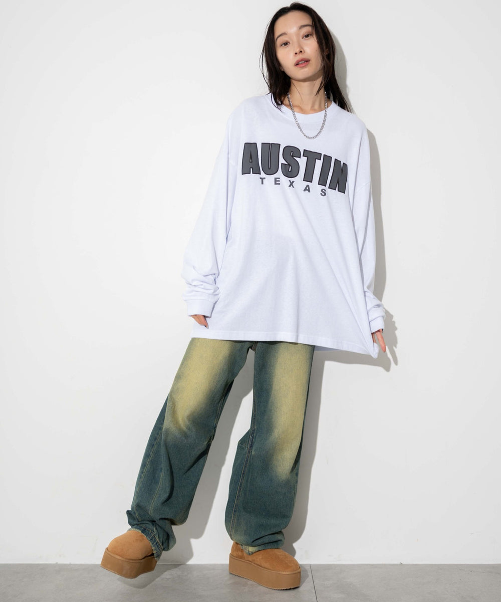 ホワイト モデル：161cm L着用