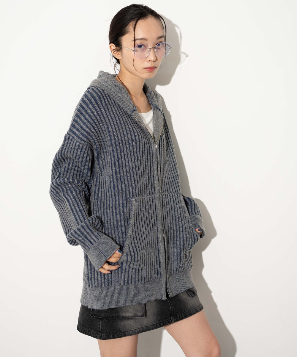 ブルー モデル：161cm L着用