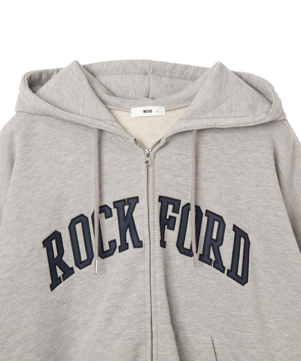 ワッペンロゴジップパーカー
