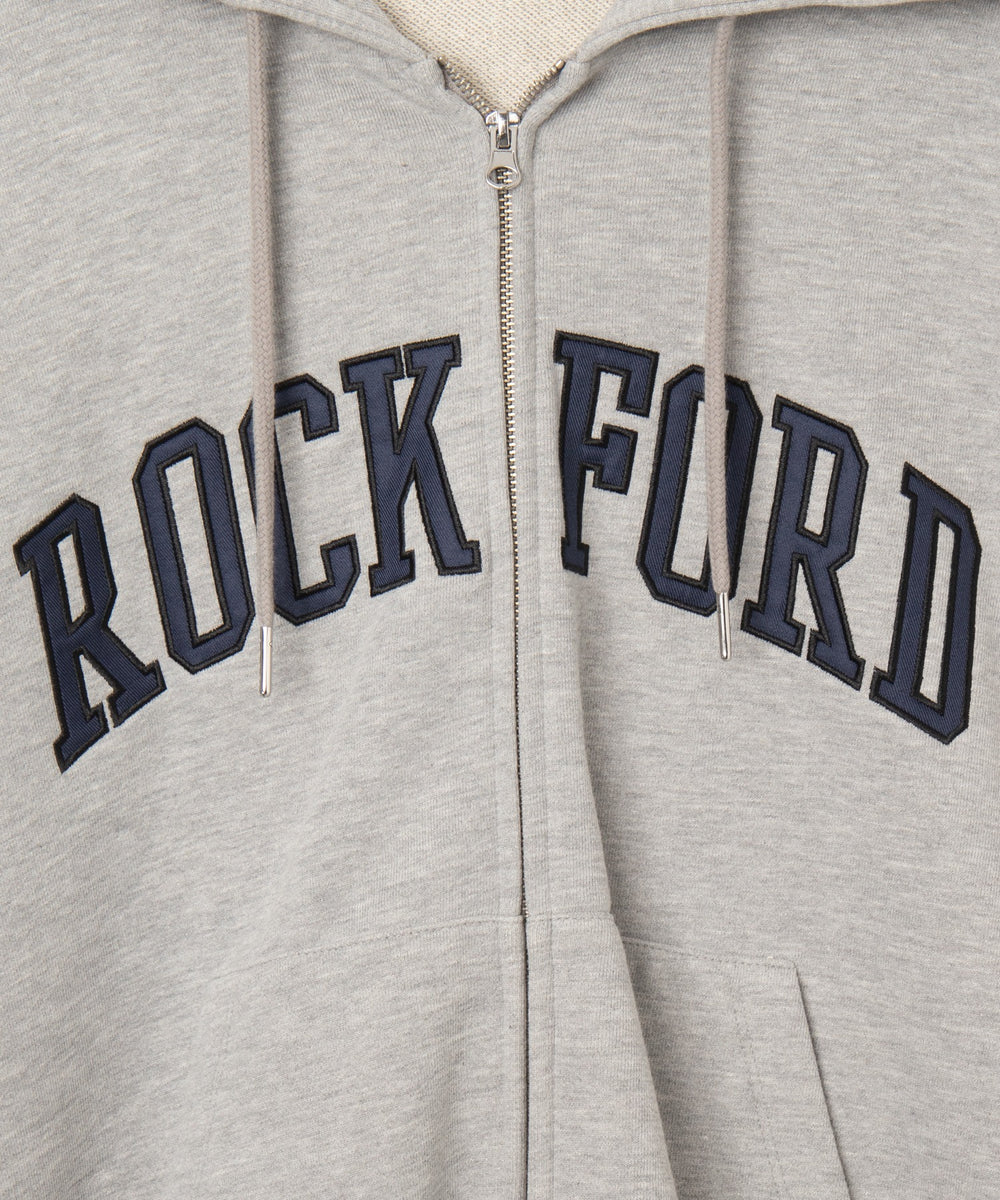 ワッペンロゴジップパーカー