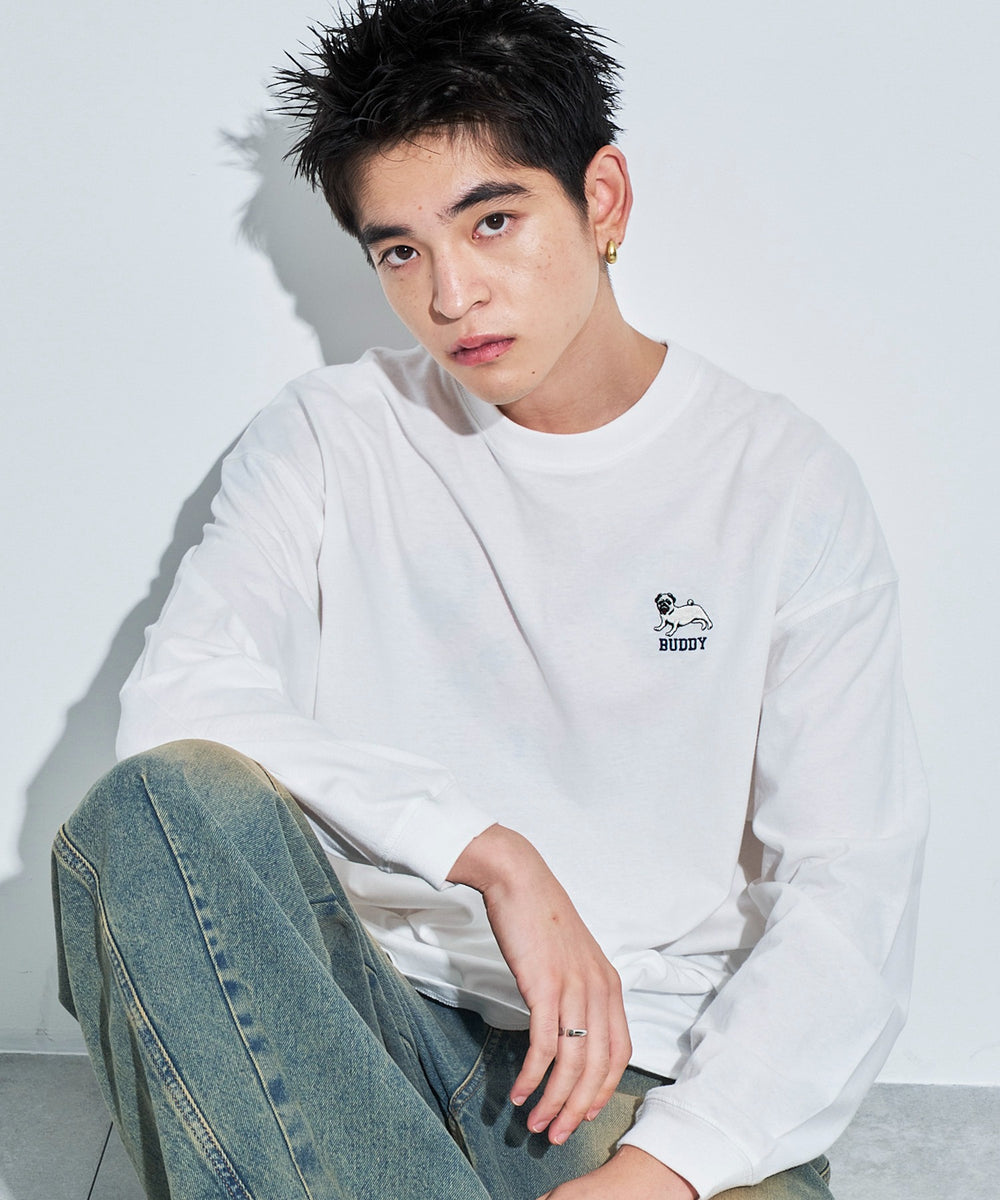 ホワイト モデル：180cm L着用