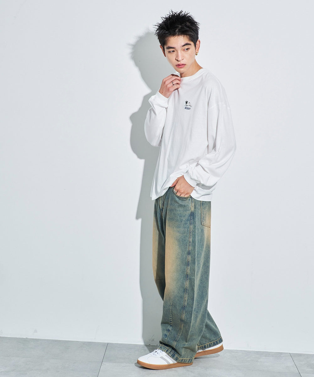 ホワイト モデル：180cm L着用