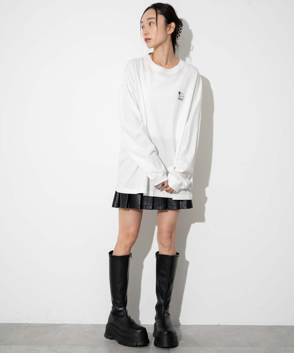 ホワイト モデル：161cm L着用