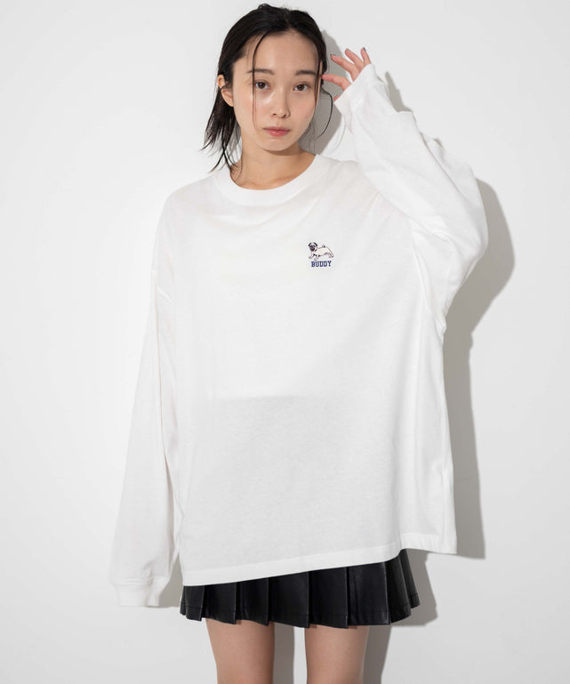 ホワイト モデル：161cm L着用