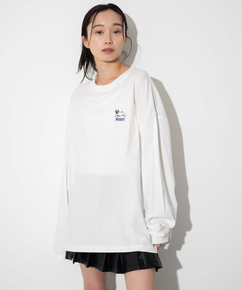 ホワイト モデル：161cm L着用