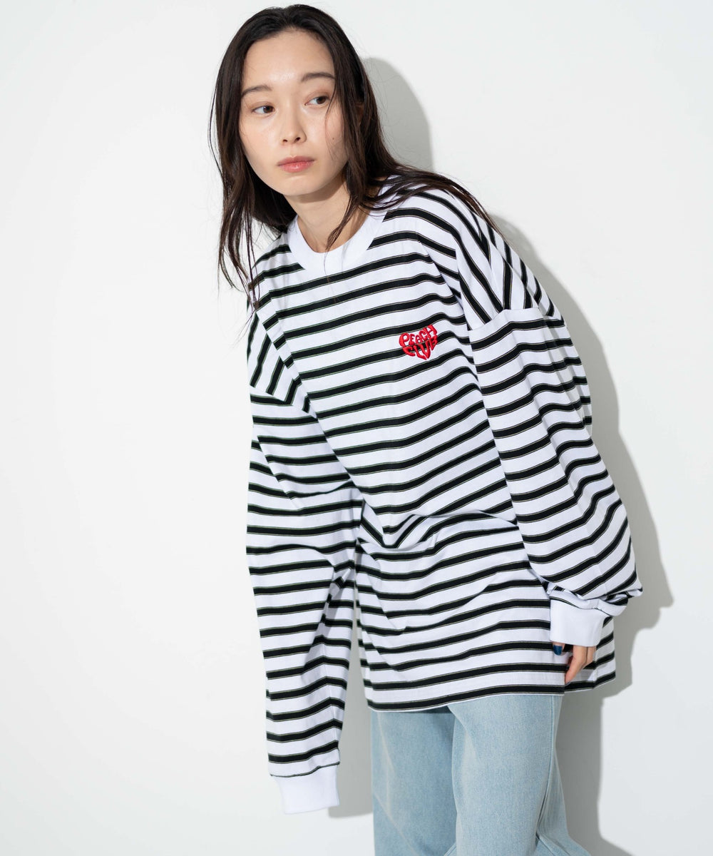 ホワイトボーダー モデル：161cm L着用