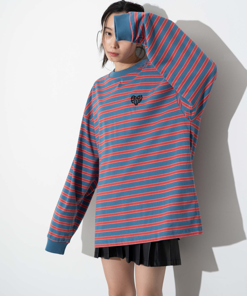 ブルーボーダー モデル：161cm L着用