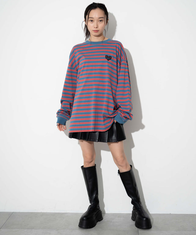 ブルーボーダー モデル：161cm L着用