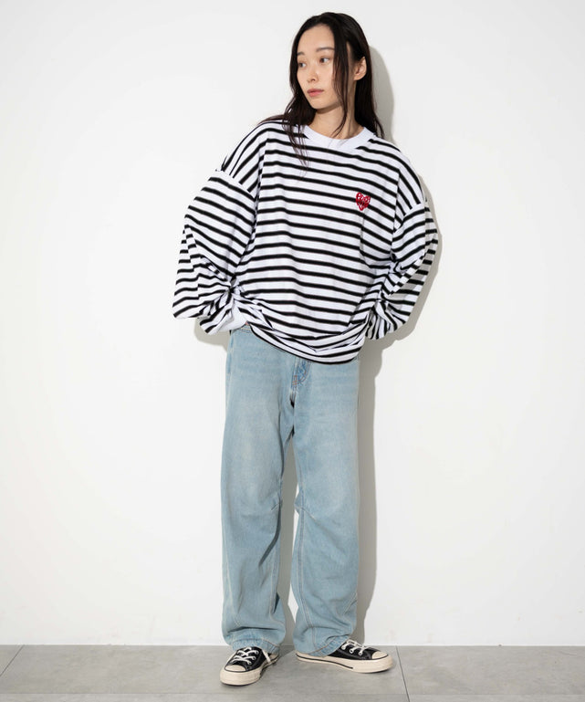 ホワイトボーダー モデル：161cm L着用