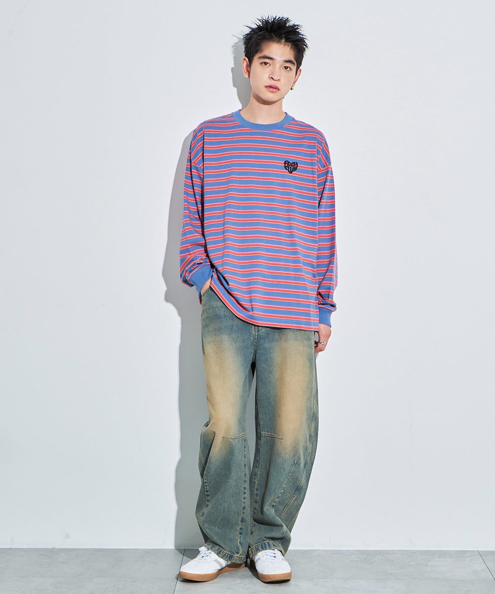 ブルーボーダー モデル：180cm L着用