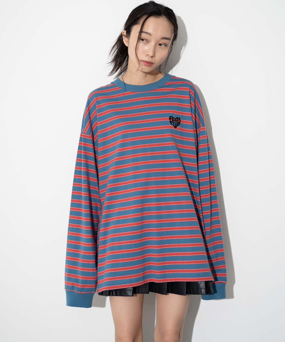 ブルーボーダー モデル：161cm L着用