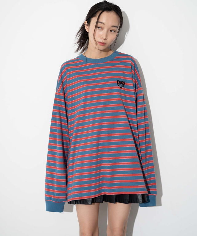 ブルーボーダー モデル：161cm L着用