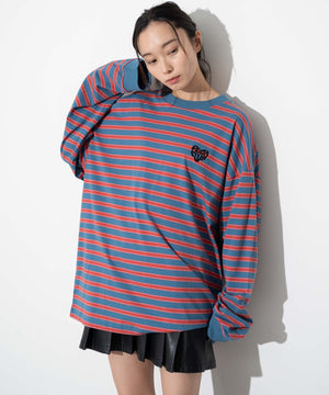 ブルーボーダー モデル：161cm L着用