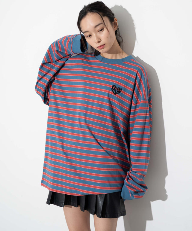 ブルーボーダー モデル：161cm L着用