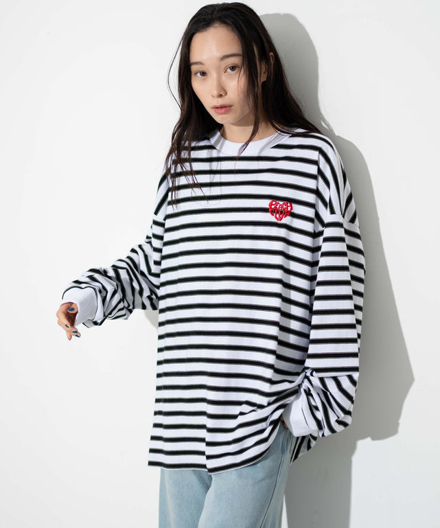 ホワイトボーダー モデル：161cm L着用