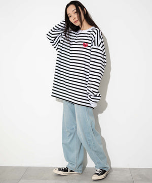 ホワイトボーダー モデル：161cm L着用