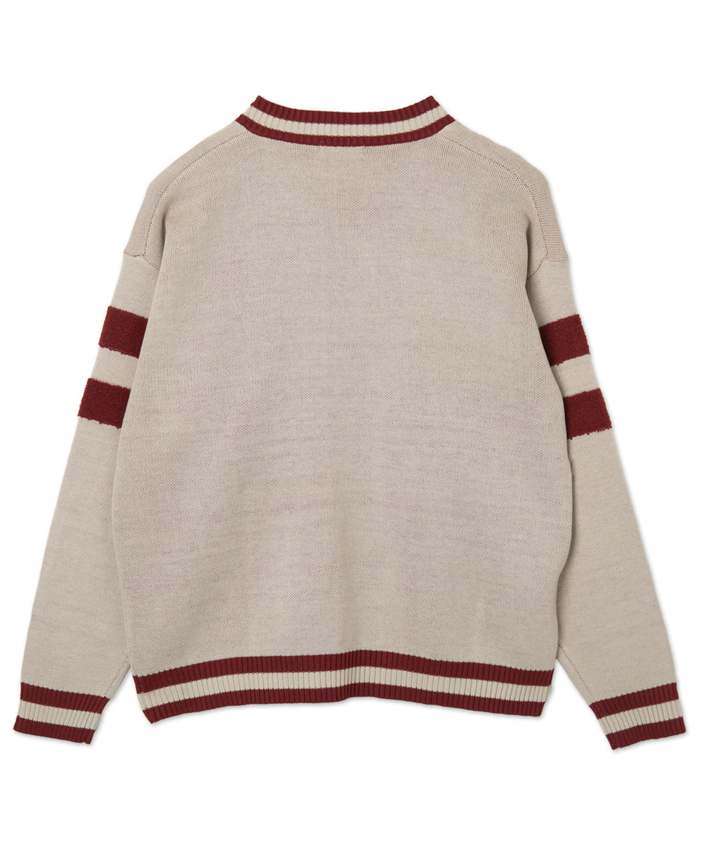 ラインチルデンニットプルオーバー