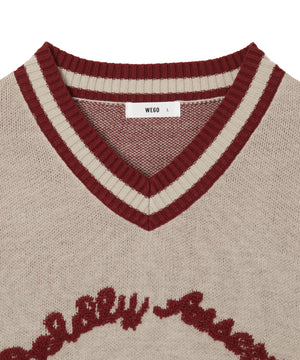 ラインチルデンニットプルオーバー