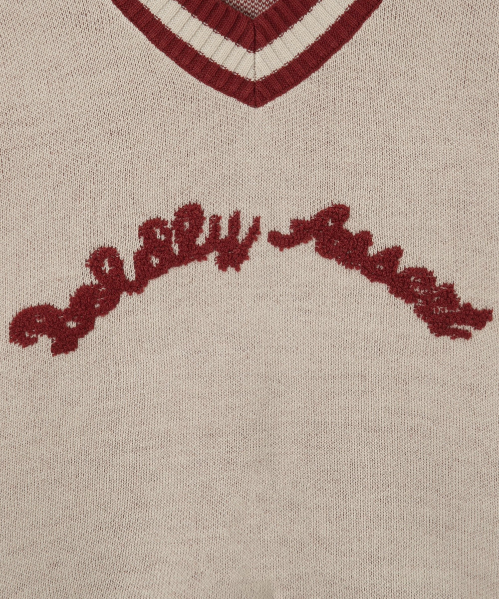 ラインチルデンニットプルオーバー