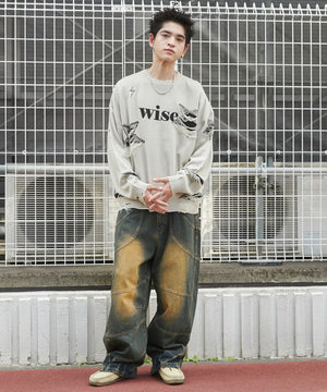 オフホワイト モデル：180cm L着用