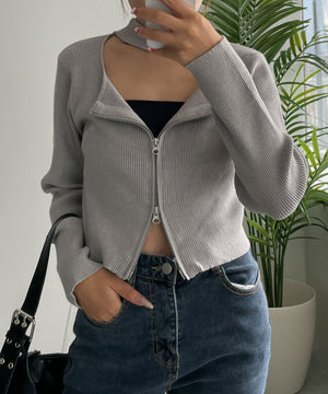 グレー　モデル:155cm F着用