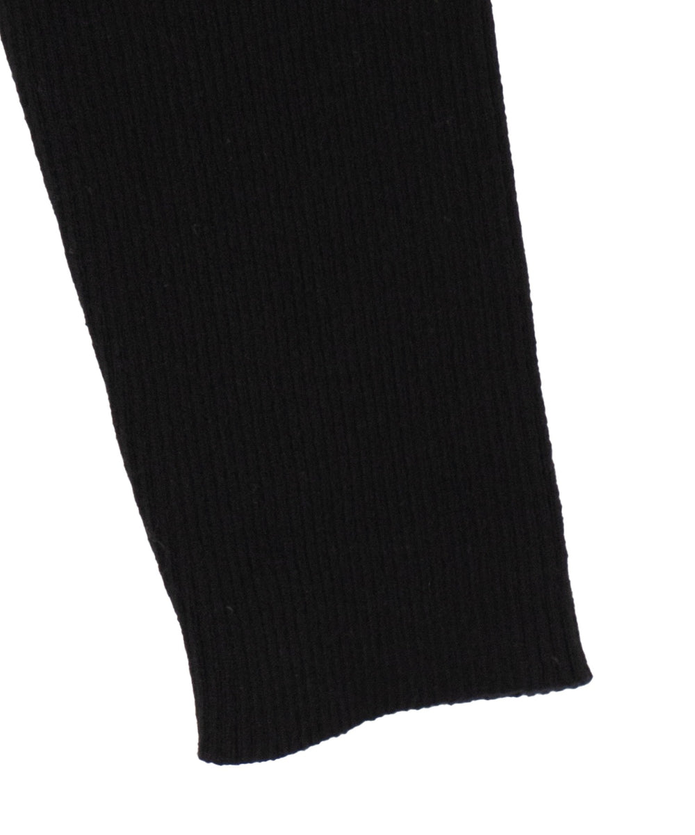 チョーカーダブルジップニット