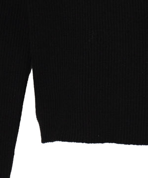 チョーカーダブルジップニット