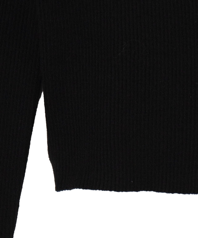 チョーカーダブルジップニット