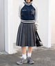 ネイビー　モデル:155cm F着用