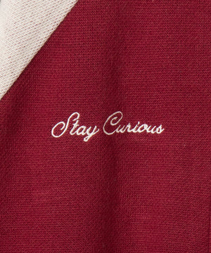 ショートニットラグランブルゾン