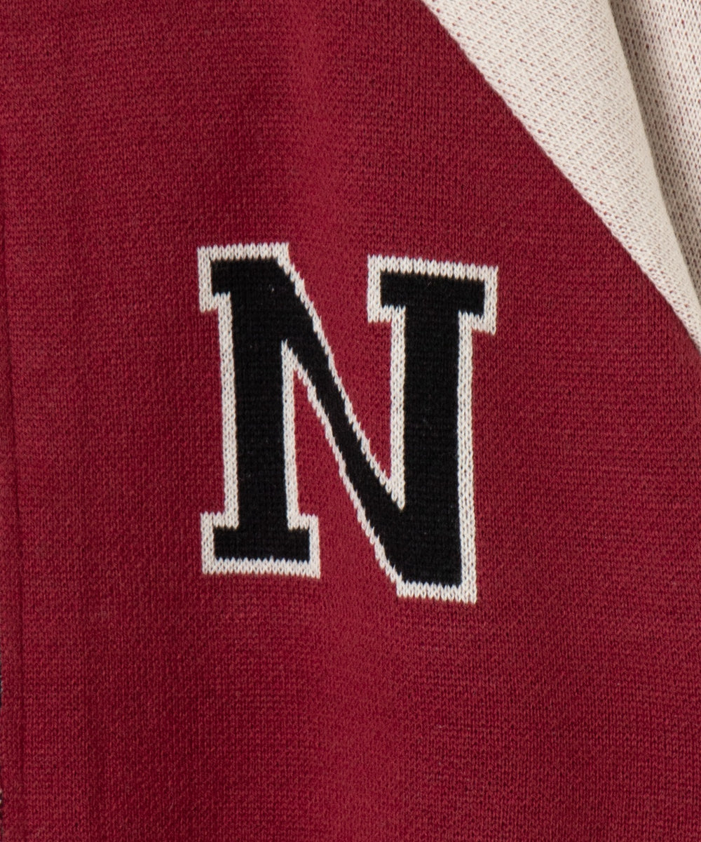 ショートニットラグランブルゾン