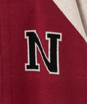 ショートニットラグランブルゾン