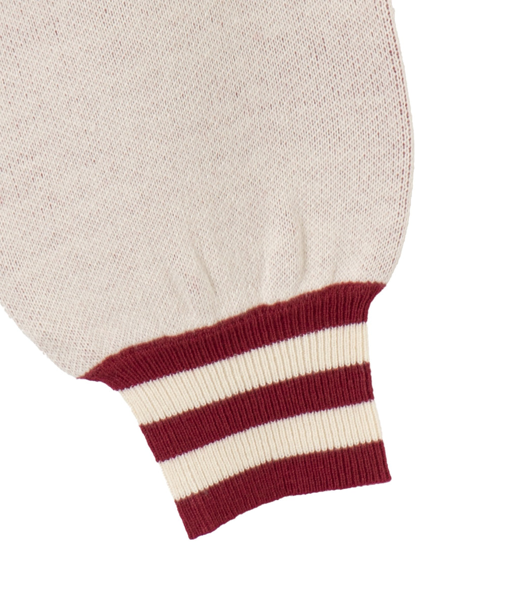 ショートニットラグランブルゾン