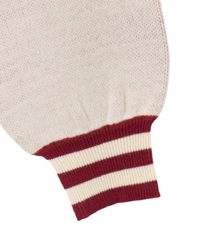 ショートニットラグランブルゾン