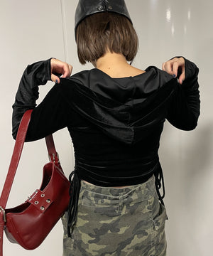 ブラック　モデル:155cm F着用