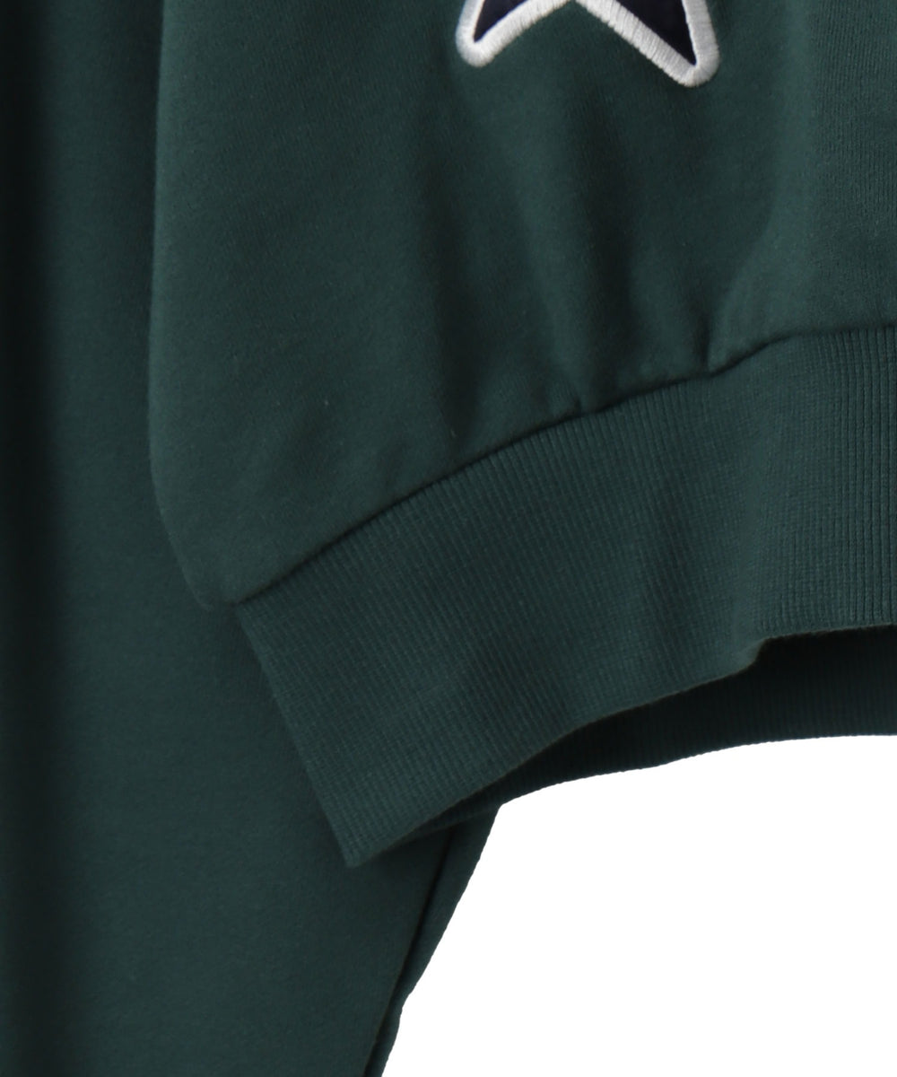 スタジアムロゴショートプルパーカー