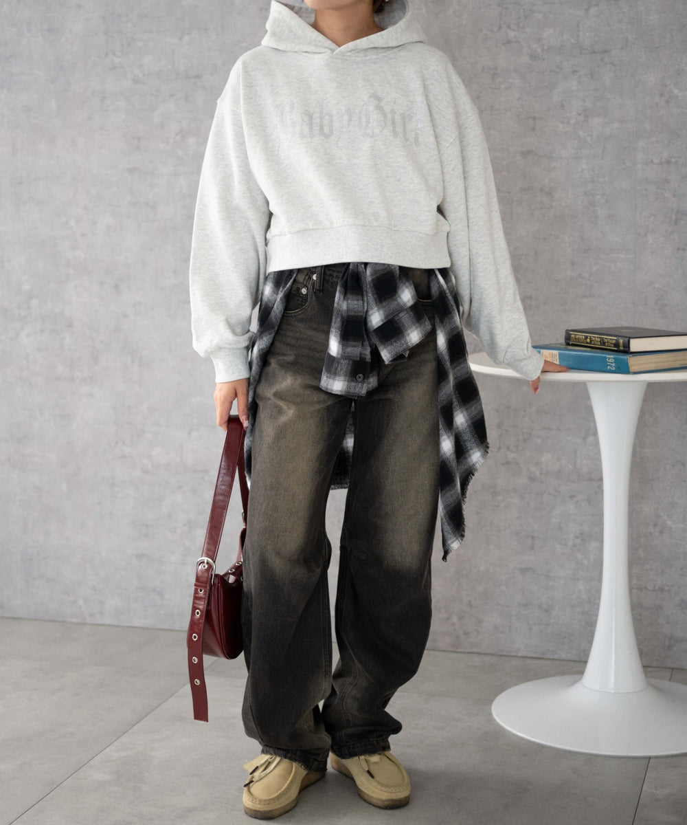 Lグレー　モデル:155cm F着用