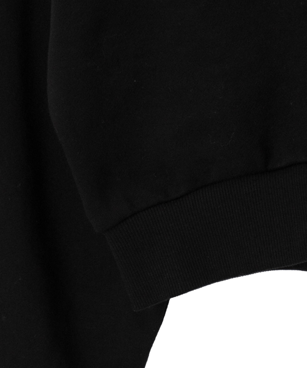 ラインストーンショートプルパーカー