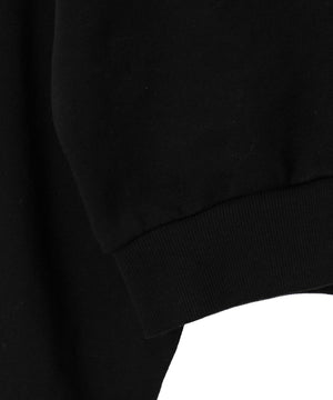 ラインストーンショートプルパーカー