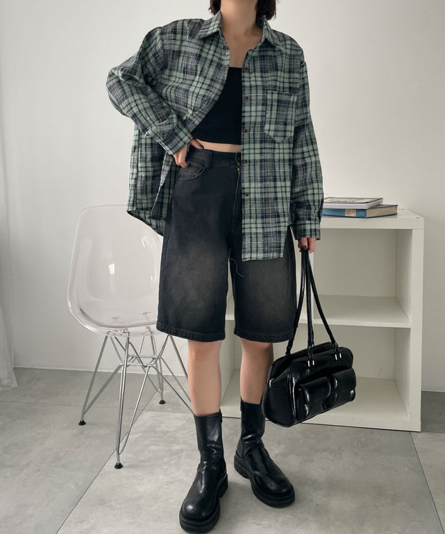 グリーン　モデル:155cm F着用