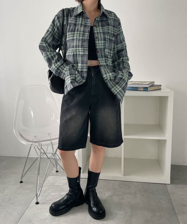 グリーン　モデル:155cm F着用