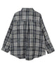 オーバーサイズチェックネルシャツ