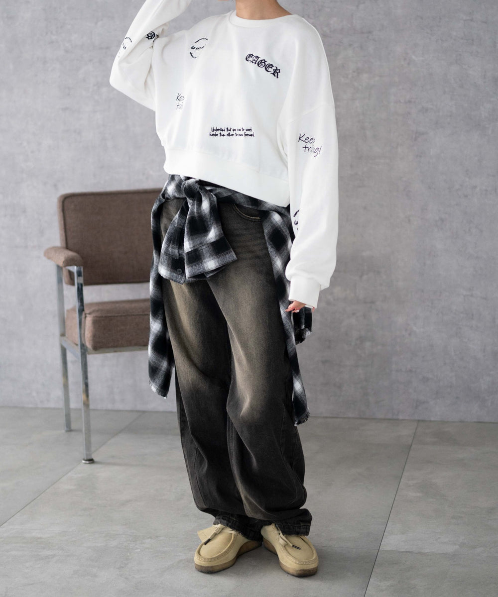 ホワイト 　モデル:155cm F着用